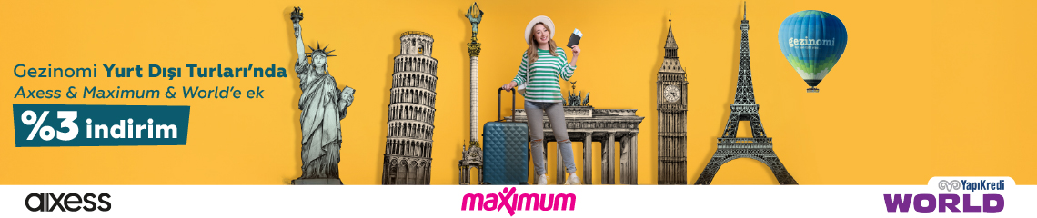 Maximum – World – Axess Kredi Kartlarına %3 İndirim