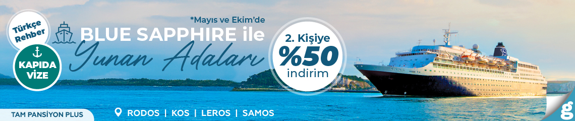 Selectum Blu Cruise Turlarında 2. Kişiye %50 İndirim