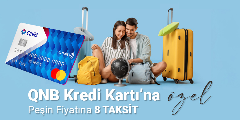 QNB Kredi Kartı'na Özel Peşin Fiyatına 8 Taksit