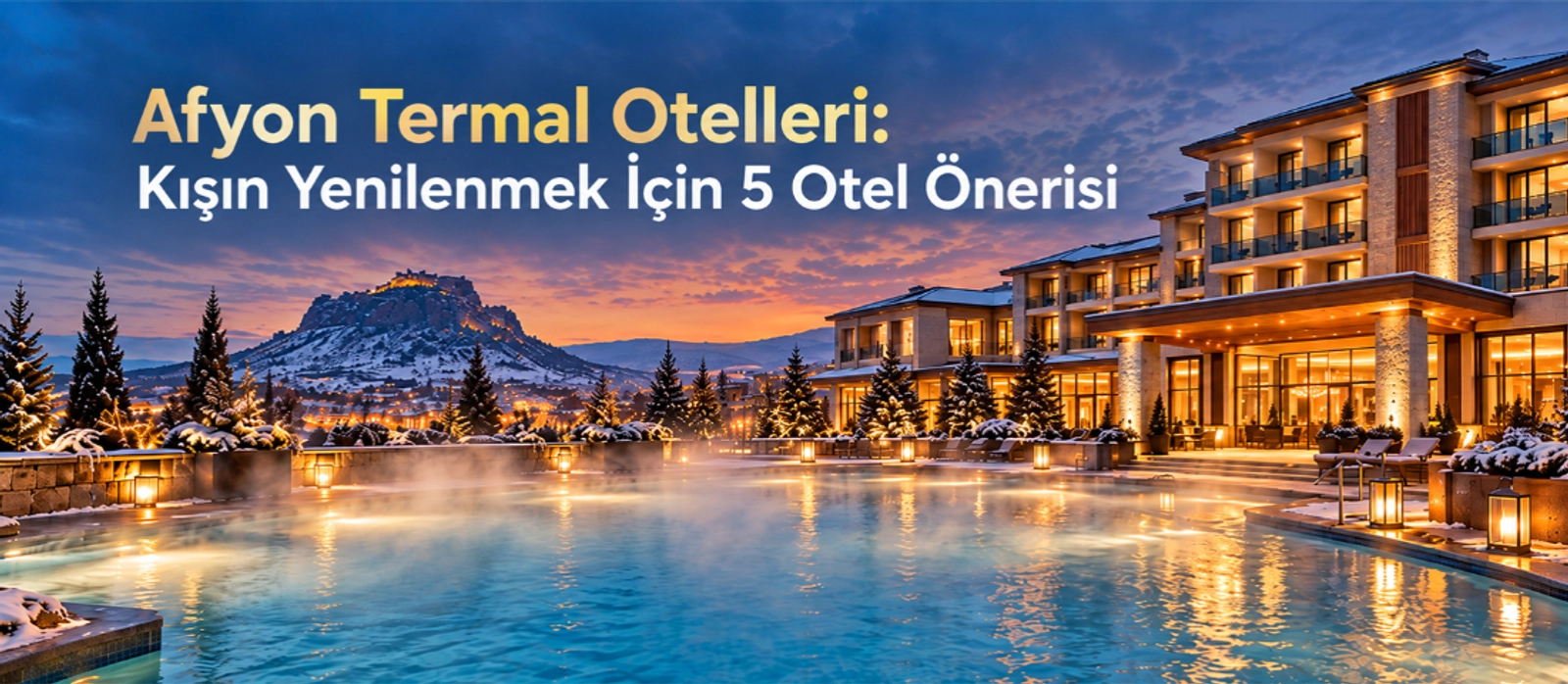 Afyon Termal Otelleri: Kışın Yenilenmek İçin 5 Otel Önerisi