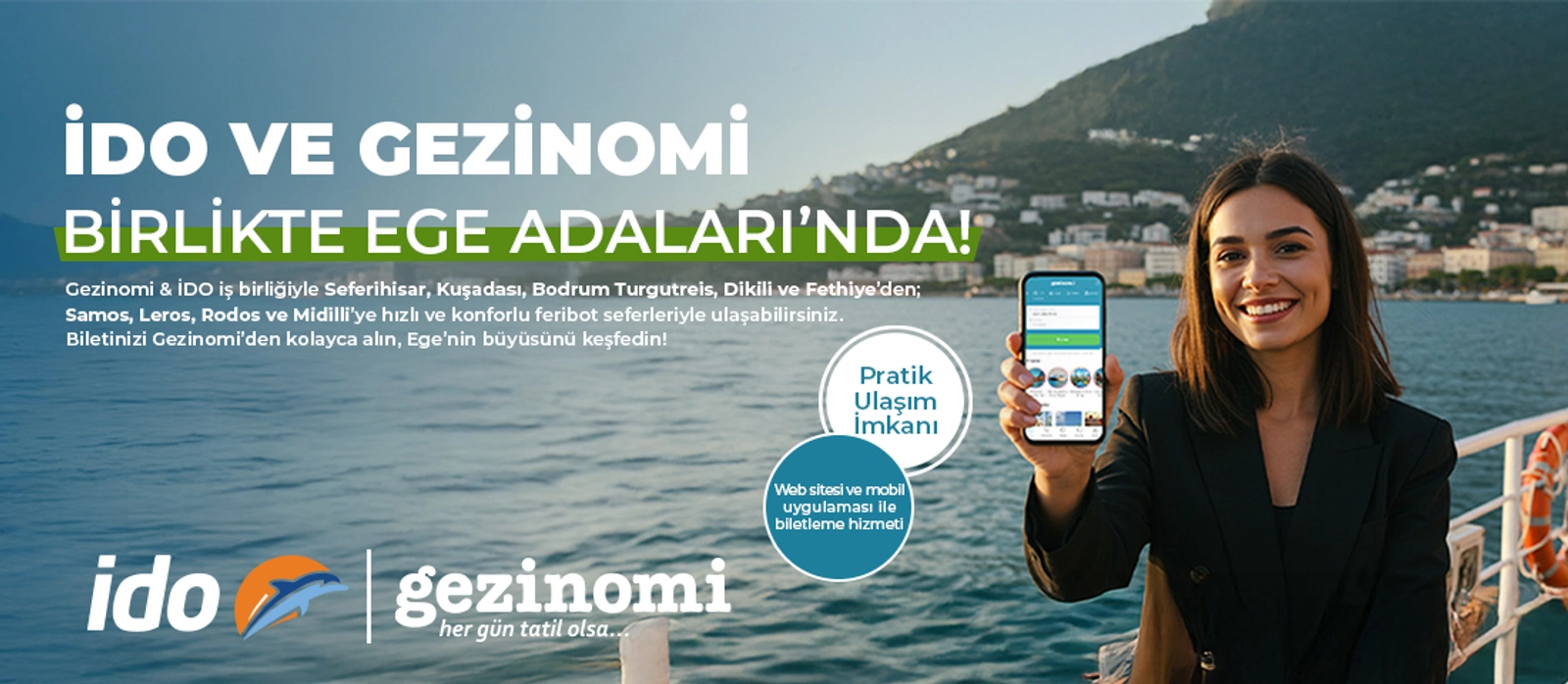 İDO ve Gezinomi Birlikte Ege Adaları’nda