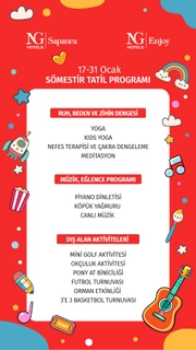 NG Sapanca Wellness & Convention Sömestir Tatili Çocuk Festivali