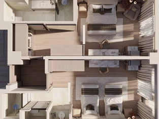 Yandan Deniz Manzaralı Aile Odası